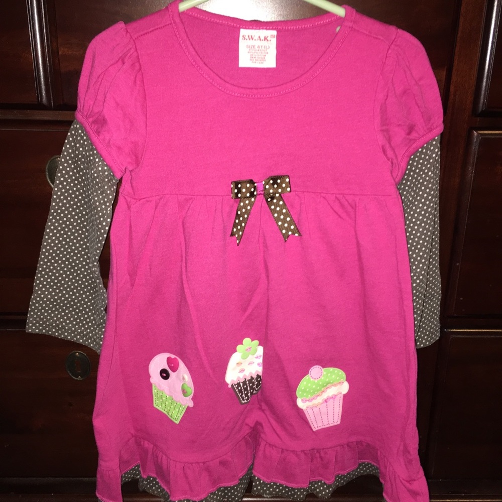 long sleeve cotton dress (runs small)